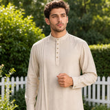 Slowva kurta shirt in khaki